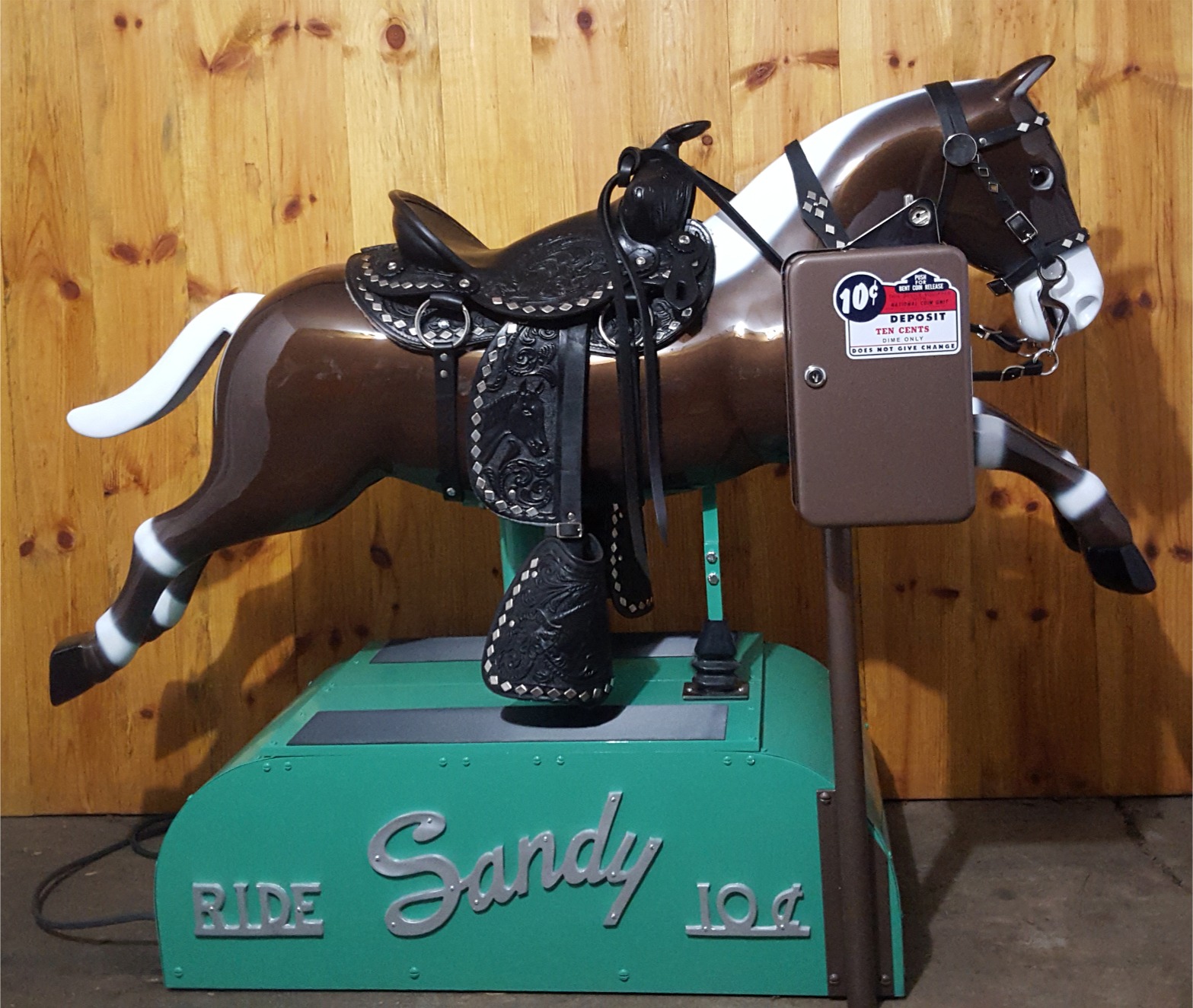 Restored Coin Operated Horse Ride